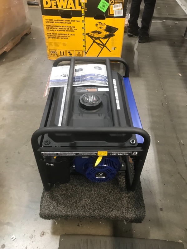 Photo 6 of Westinghouse Outdoor Power Equipment WGen3600v Portable Generator 3600 Rated and 4650 Peak Watts, RV Ready, Gas Powered, CARB Compliant
