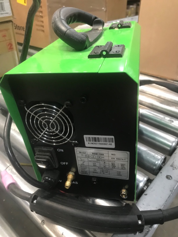 Photo 5 of Reboot Mig Welder 4 in 1 Gas/Gasless IGBT Inverter Flux Core RBM-1300 Lift Tig MMA Mig Welding Machine AC 220V Multiprocess Welder Solid Wire MIG Welding Machine Newbie
