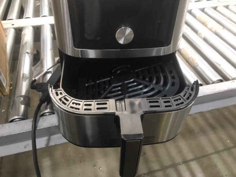 Photo 2 of Instant Vortex Plus 6 Quart Air Fryer, Customizable Smart Cooking Programs, Digital Touchscreen and Large Non-Stick Air Fryer Basket, Stainless Steel
