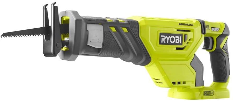 Photo 1 of RYOBI 18-Volt ONE+ Cordless Brushless Reciprocating Saw P518 (Bare Tool) (No-Retail Packaging, Bulk Packaged)
