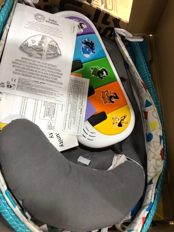 Photo 2 of Baby Einstein 4-in-1 Kickin' Tunes Music and Language Play Gym and Piano Tummy Time Activity Mat
