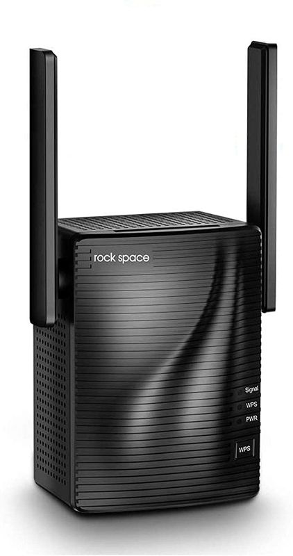 Photo 1 of rockspace WiFi Extender -Wireless Signal Booster up to 2640sq.ft, 2.4 & 5GHz Dual Band Amplifier with Ethernet Port, Access Point, Wireless Internet Repeater Gigabit Wired Mode with 8 Second Setup