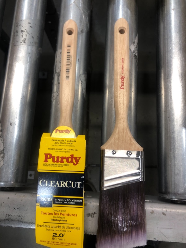 Photo 1 of 2 PACK Purdy 144152125 Clearcut Series Glide Angular Trim Paint Brush, 2IN