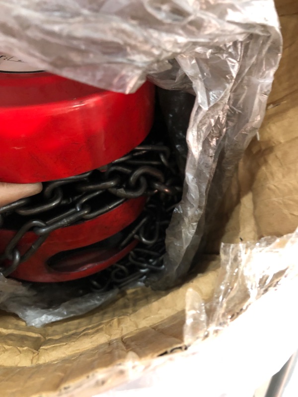 Photo 3 of  Hand Chain Hoist, 2200 lbs /1 Ton Capacity Chain Block, 8ft/2.5m Lift Manual Hand Chain Block **USED***