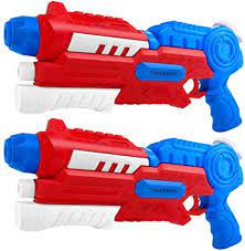 Photo 1 of 2 PACKS Sheytech 2 Pack Super Water Gun Water Blasters 1200CC High Capacity Water Soaker Blaster Squirt Toys Swimming Pool Beach Sand Water Fighting Toy
