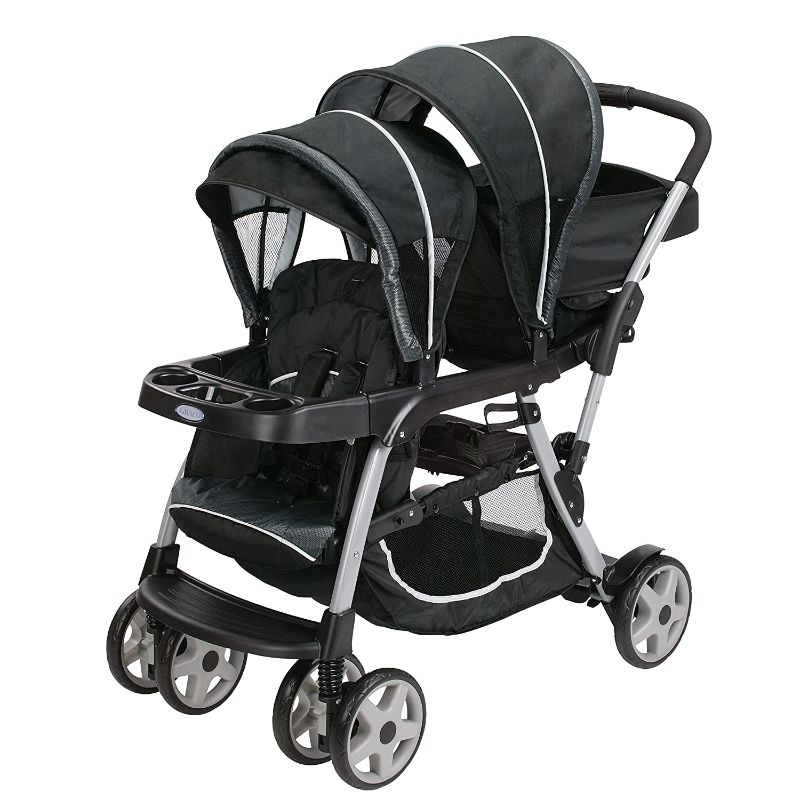 Photo 1 of Graco Ready2Grow LX Double Stroller | Lightweight Double Stroller, Gotham