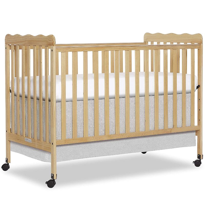 Photo 1 of Dream On Me Carson Classic 2-in-1 Convertible Crib in Natural, Greenguard Gold Certified, Full, 54x31x40 Inch (Pack of 1)
