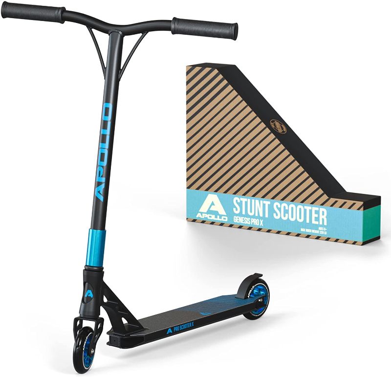 Photo 1 of APOLLO Genesis X Pro Scooters - High End Stunt Scooter - Complete Trick Scooter for Advanced and Professional Riders (Kids 10+, Teens, Adults). Cool Pro Scooter for Freestyle, Tricks & BMX Stunts
