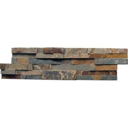 Photo 1 of 25 CASESSierra Blue Ledger Panel 6 in. x 24 in. Natural Quartzite Wall Tile (4 sq. ft./Case)
