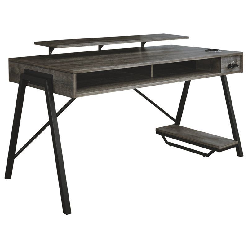 Photo 1 of MISSING HARDWARE***Barolli Collection H700-28 Gaming Desk in Gunmetal
