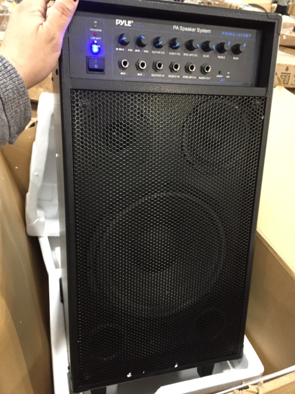 Photo 2 of POWERS ON***Wireless Portable Bluetooth Pa Speaker System - All
