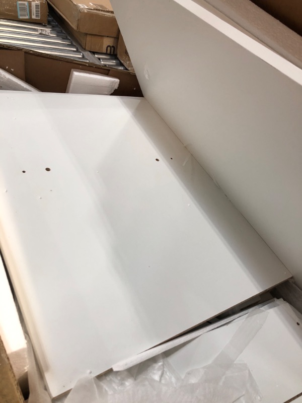 Photo 4 of *READ BELOW** Design House Wyndham 24 Inch Unassembled 1-Door 2-Drawer Bathroom Vanity Without Top in White
