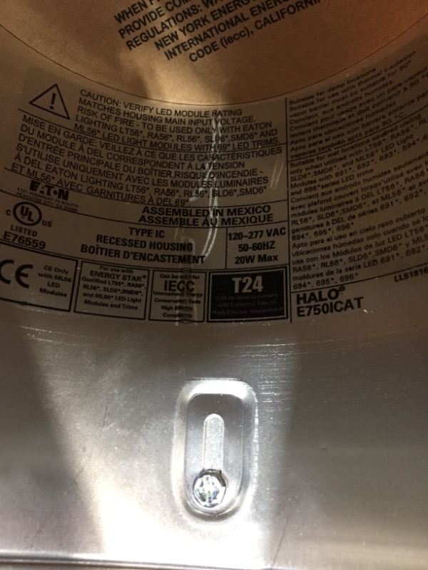 Photo 1 of *READ BELOW** Halo LT 6 in. New Construction IC Housing and Dimmable White Integrated LED Recessed Ceiling Light Retrofit Kit (4-Pack)
