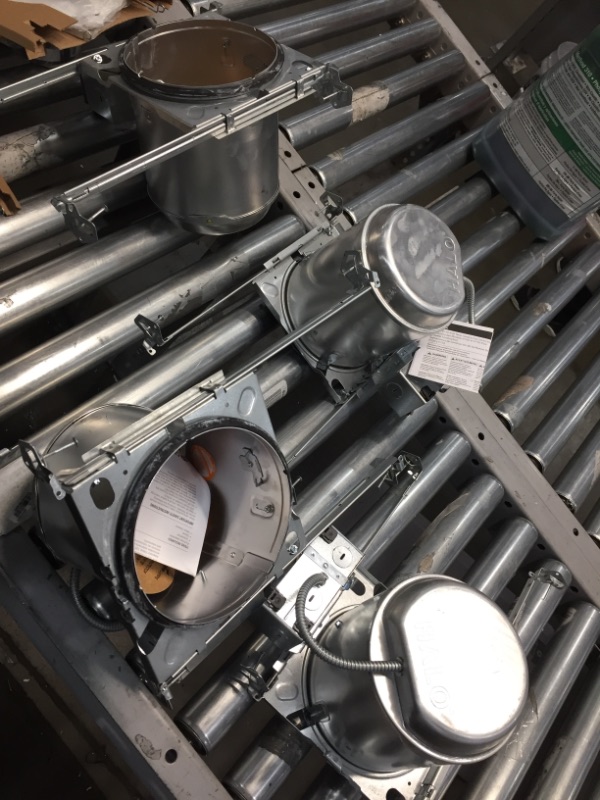 Photo 1 of *READ BELOW** Halo LT 6 in. New Construction IC Housing and Dimmable White Integrated LED Recessed Ceiling Light Retrofit Kit (4-Pack)

