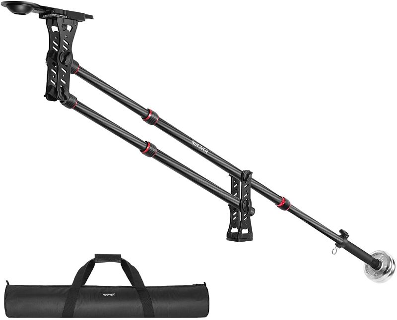 Photo 1 of *READ BELOW** Neewer 70 inches/ 177Centimeters Carbon Fiber Jib Arm Camera Crane with 1/4 and 3/8-inch Quick Shoe Plate, Counter Weight for DSLR Video Cameras?Load up to 8 Kilograms/17.6 Pounds
