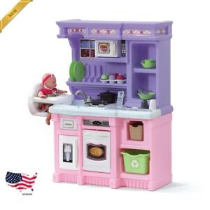 Photo 1 of **INCOMPLETE*** 
Kitchen Playset For Girls Pretend Play Refrigerator Toy Cooking Set Toddler Kids
