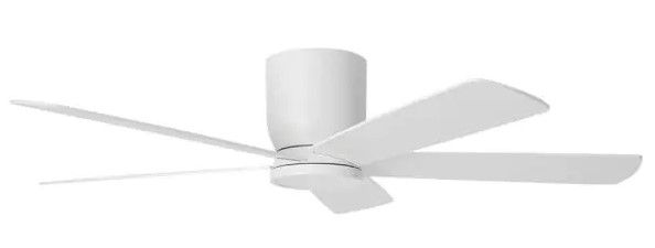 Photo 1 of (BLADE COSMETIC DAMAGES)
Britton 52 in. Integrated LED Indoor Matte White Ceiling Fan with Light Kit and Remote Control
