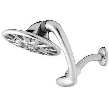 Photo 1 of **incomplete missing components*** Waterpik
6-Spray 7 in. Single Wall Mount 1.8 GPM Fixed Rain Shower Head in Chrome