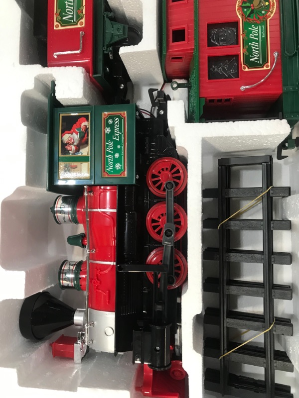 Photo 5 of EZTEC Remote Control North Pole Express Christmas Train Set
