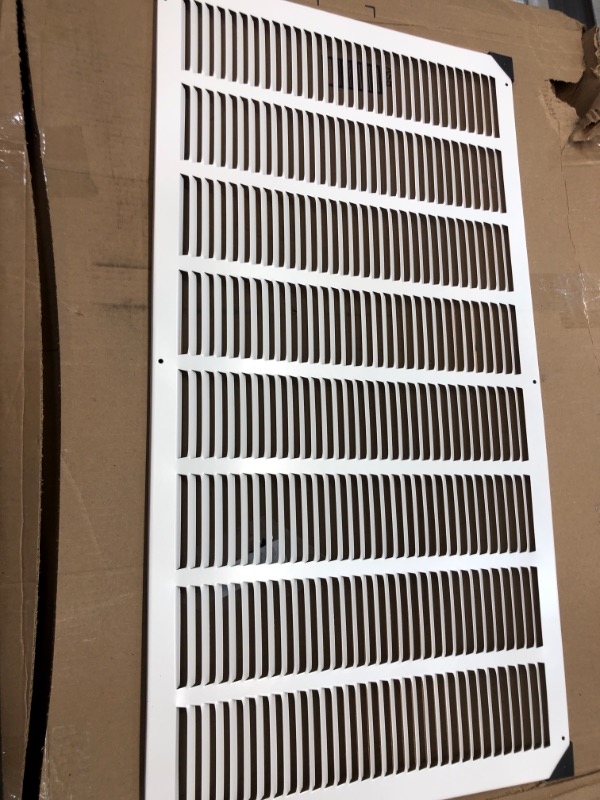 Photo 2 of 34" x 14" Return Air Grille - Sidewall and Ceiling - HVAC Vent Duct Cover Diffuser 