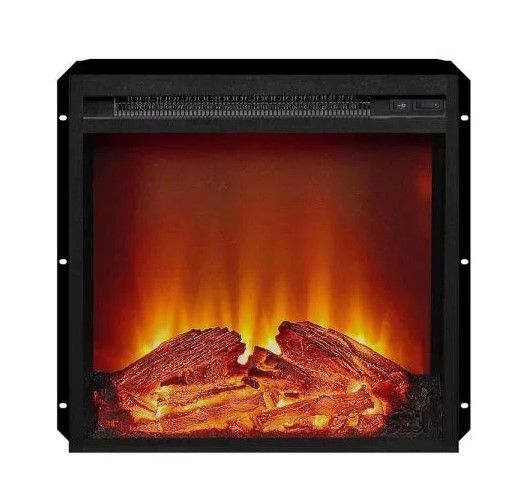 Photo 1 of ***NEW***
AltraFlame 18 in. x 18 in. Glass Front Electric Fireplace Insert, Black
