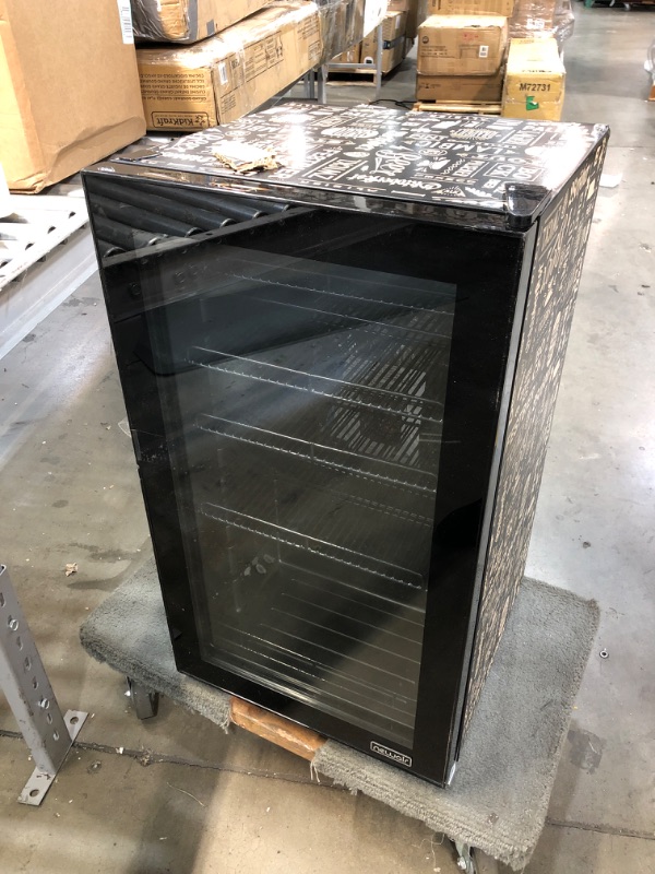 Photo 2 of ***COSMETIC DAMAGED***
NewAir Beverage Refrigerator Cooler with 126 Can Capacity - Mini Bar Beer Fridge with Right Hinge Glass Door - Cools to 34F - AB-1200BC1 - Beers of the World
