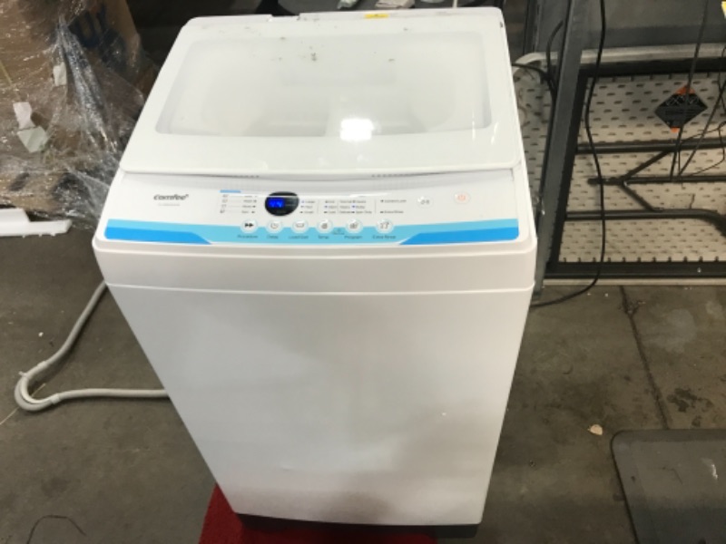 Photo 1 of TESTED TURNS ON**
Comfee’ 1.6 CU.FT Portable Washing Machine, 11lbs Capacity Fully Automatic Compact Washer with Wheels, 6 Wash Programs Laundry Washer with Drain