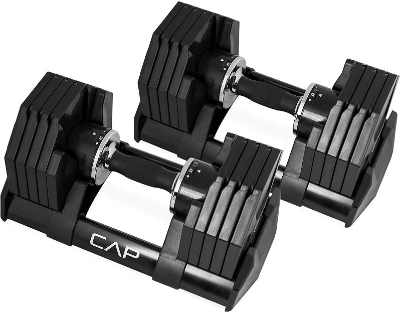 Photo 1 of ***PARTS ONLY*** CAP Barbell Adjustabell Dumbbell 100-Pound Pair,