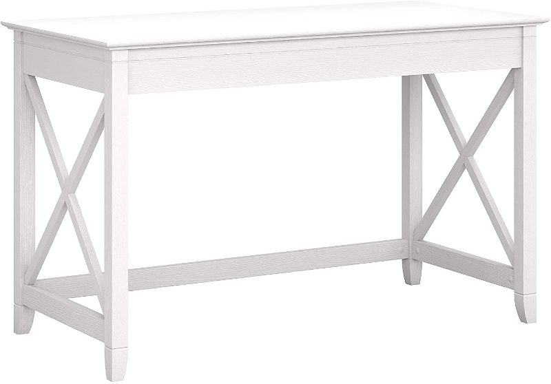 Photo 1 of Bush Furniture Key West Writing Desk, 48W, Pure White Oak
