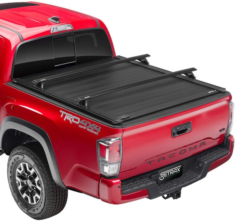 Photo 1 of (Incomplete - 1 of 2 Boxes Only - Rail Tracks Only) Retrax RetraxPRO XR Retractable Truck Bed Tonneau Cover | T-80851 | Fits 2016 - 2022 Toyota Tacoma Double Cab 5' 1" Bed (60.5")
