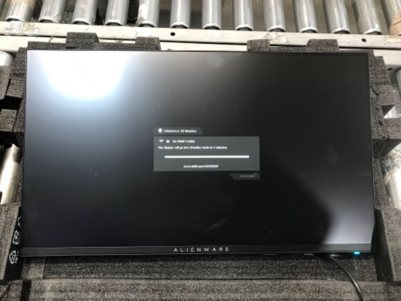 Photo 3 of ***COUPLE DEAD PIXELS*** Alienware 240Hz Gaming Monitor 24.5 Inch Full HD Monitor with IPS Technology, Dark Gray - Dark Side of the Moon - AW2521HF
