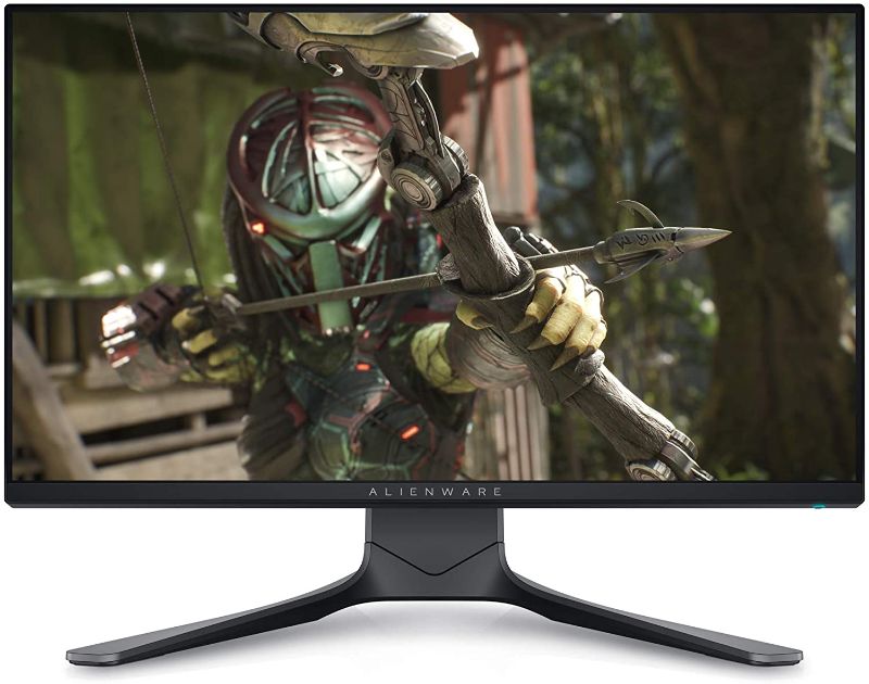 Photo 1 of ***COUPLE DEAD PIXELS*** Alienware 240Hz Gaming Monitor 24.5 Inch Full HD Monitor with IPS Technology, Dark Gray - Dark Side of the Moon - AW2521HF
