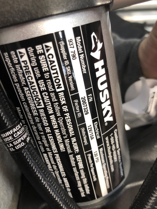 Photo 1 of Husky HD12A 12-Volt Inflator
