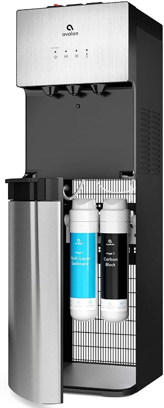 Photo 1 of TESTED TURNS ON**
Avalon A5 Self Cleaning Bottleless Water Cooler Dispenser, UL/NSF/Energy star, Stainless Steel, full size
