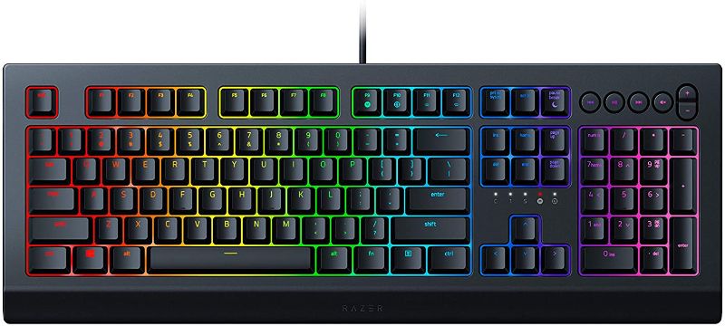 Photo 1 of Razer Cynosa V2 Gaming Keyboard: Customizable Chroma RGB Lighting - Individually Backlit Keys - Spill-Resistant Design - Programmable Macro Functionality - Dedicated Media Keys
