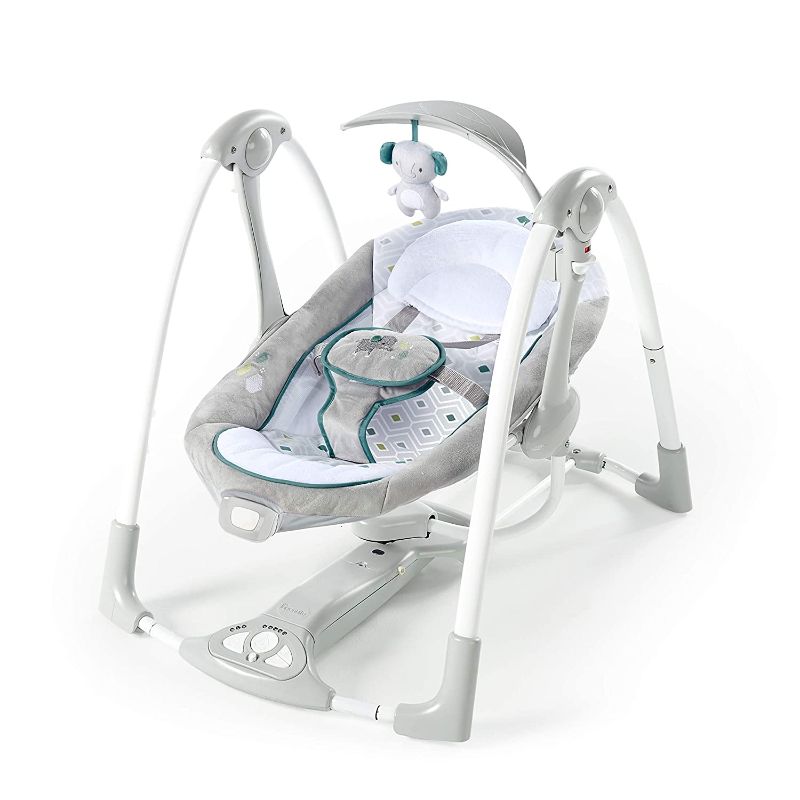 Photo 1 of Ingenuity ConvertMe Swing-2-Seat Battery-Saving Portable Baby Swing - Nash
