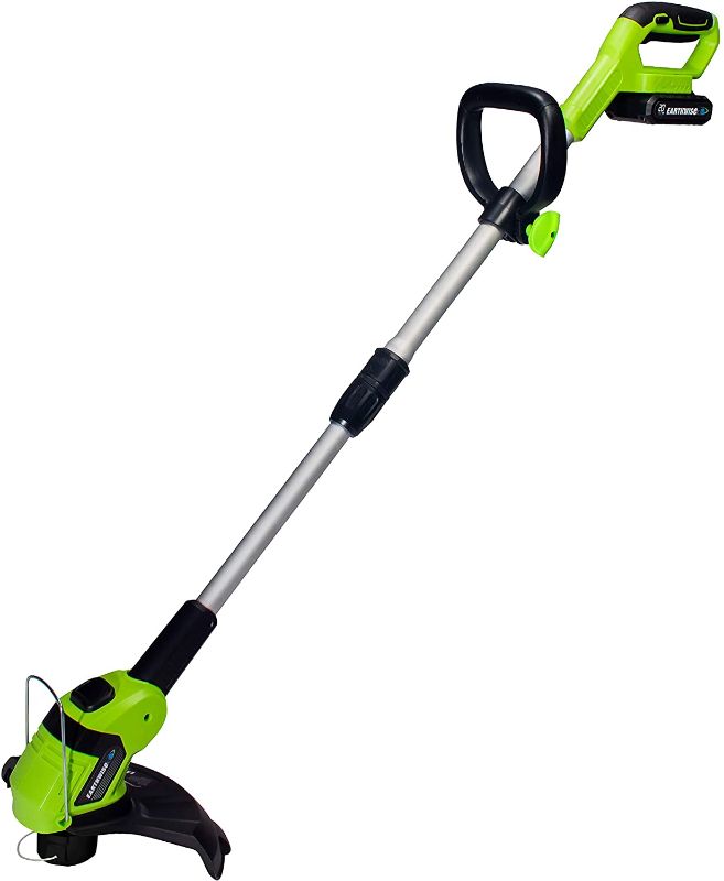 Photo 1 of Earthwise LST02010 20-Volt 10-Inch Cordless String Trimmer, 2.0Ah Battery & Fast Charger Included, One Size