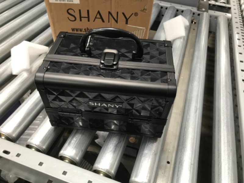 Photo 3 of SHANY Mini Makeup Train Case With Mirror - Twilit
