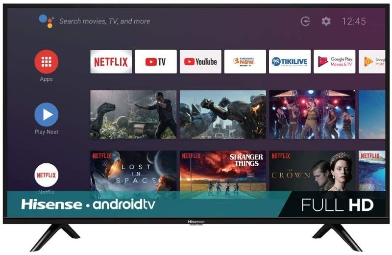 Photo 1 of Hisense 40-Inch 40H5500F Class H55 Series Android Smart TV with Voice Remote (2020 Model)
