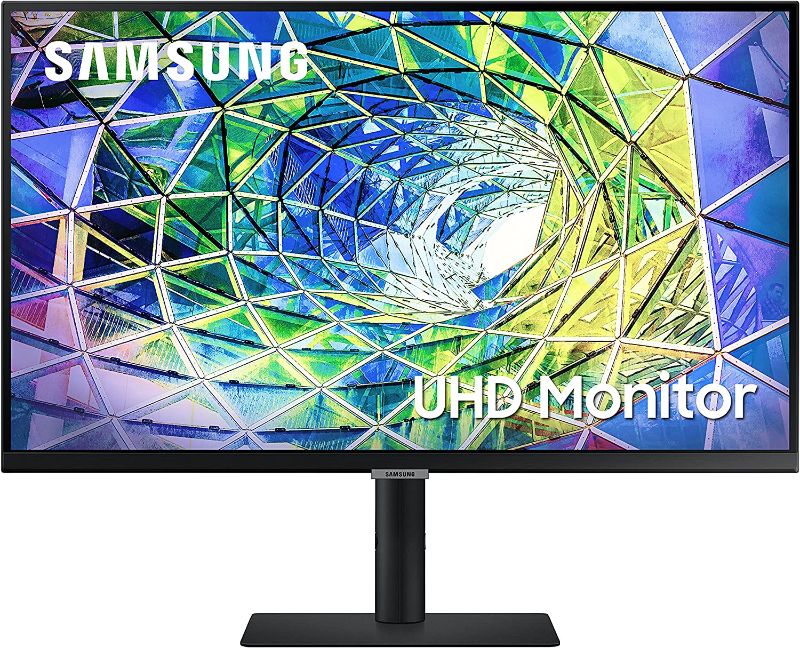 Photo 1 of SAMSUNG S80A Series 27-Inch 4K UHD (3840x2160) Computer Monitor, HDMI, USB Hub, HDR10 (1 Billion Colors), Built-in Speakers, Height Adjustable Stand (LS27A800UNNXZA)
