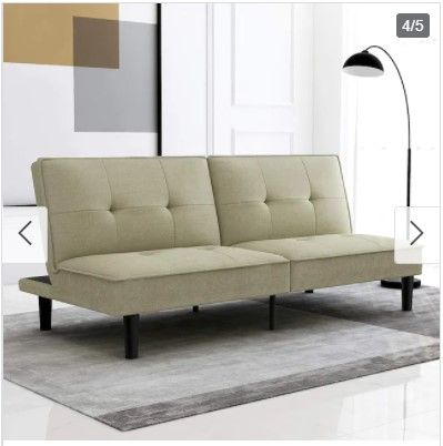 Photo 1 of Futon Sofa Bed Convertible Folding Modern Armless Couch Daybed