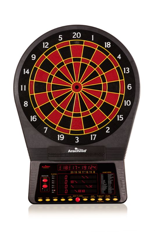 Photo 1 of E800ARA Cricket Pro 800 Talking Electronic 15.5" Target Area Dartboard Game with a 8-Player Score Display and 7 Cricket
