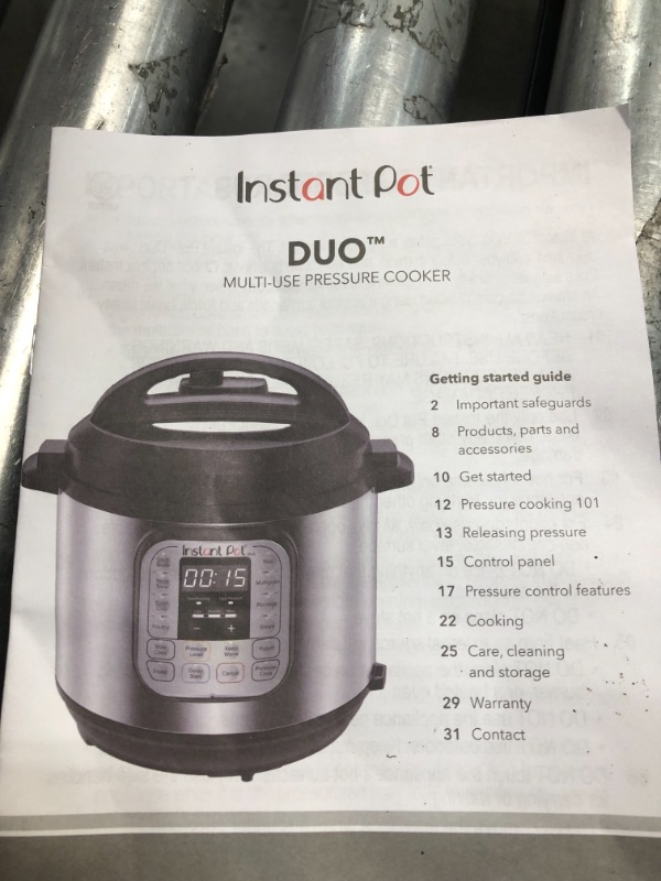 Photo 2 of Instant Pot DUO80 7-in-1 Programmable Pressure Cooker 8-Qt.
