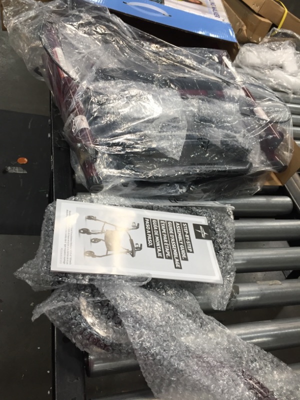 Photo 1 of Medline Steel Rollator Walker Burgundy 350 lbs Capacity