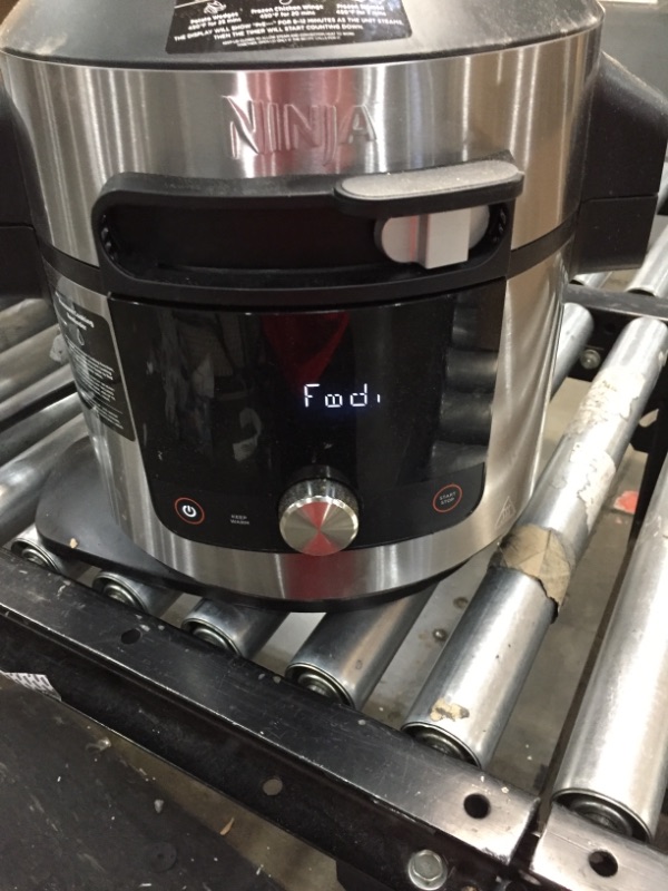 Photo 2 of Ninja OL701 Foodi SMART XL 8 Qt. Pressure Cooker Steam Fryer with SmartLid & Thermometer + Auto-Steam Release, 14-in-1 That Air Fries, Bakes & More, 3
