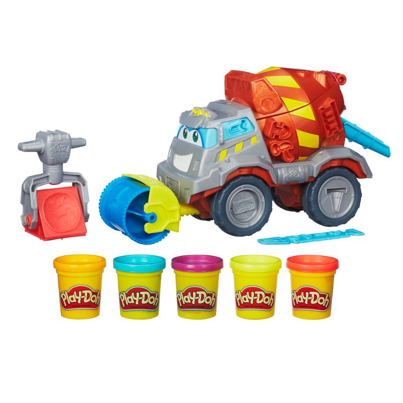 Photo 1 of Play-Doh Max the Cement Mixer Set with 5 Cans of Dough
