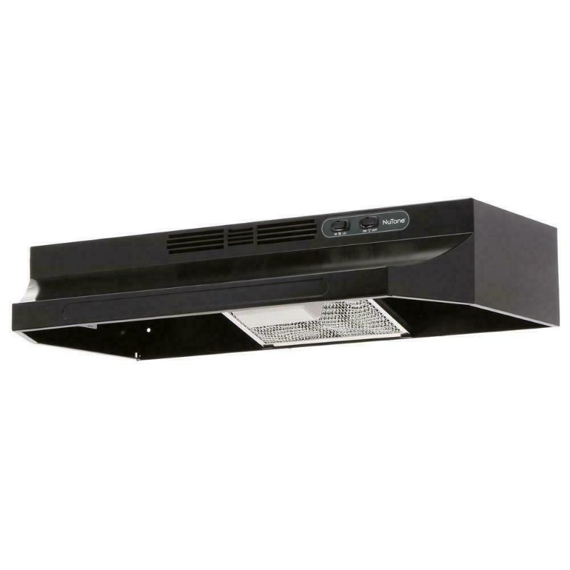 Photo 1 of 30 inch Ductless Under Cabinet Range Hood with Light Black 2-Speed Fan Broan
