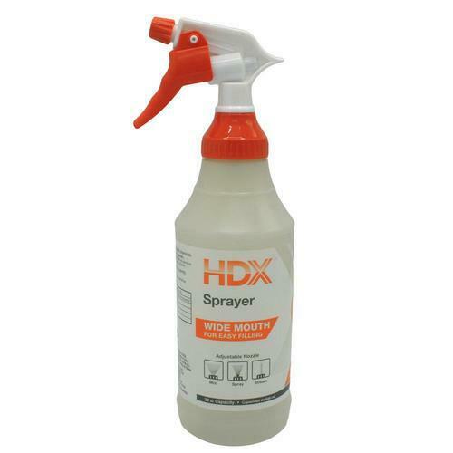 Photo 1 of 4 HDX Trigger Spray Bottles Wide Mouth 32 oz with Measurement Chemical Resistant
