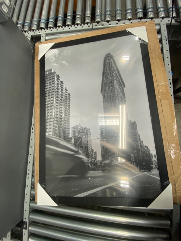 Photo 2 of Americanflat 24x36 Poster Frame in Black - Composite Wood with Polished Plexiglass - Horizontal and Vertical Formats for Wall with Included Hanging Hardware
