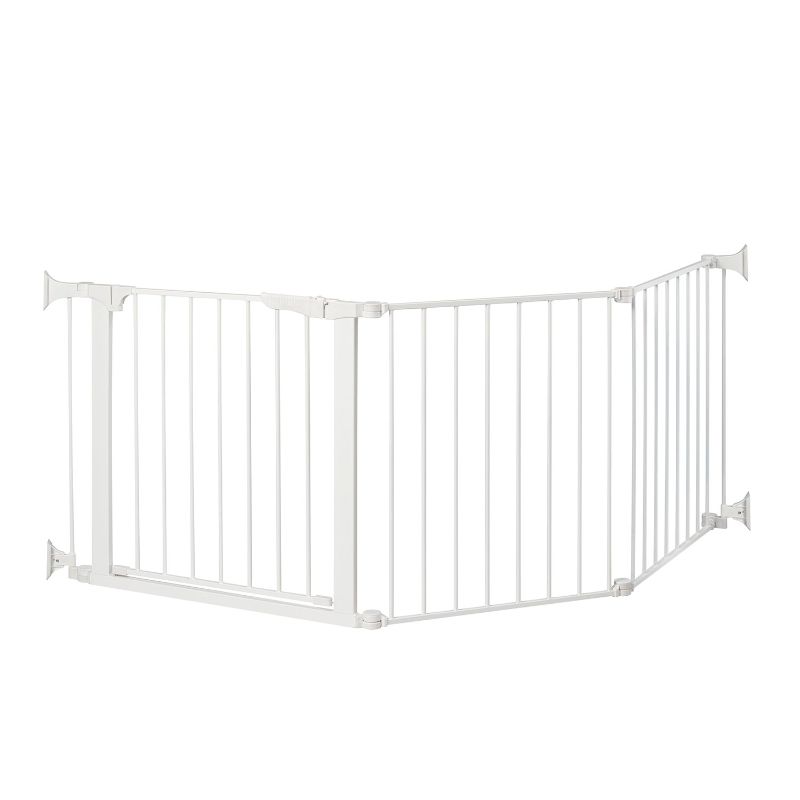 Photo 1 of Kidco Pg5300 White Kidco Command Custom Fit Standing Pet Gate White 24 X 4.25 X 29.5 - All
